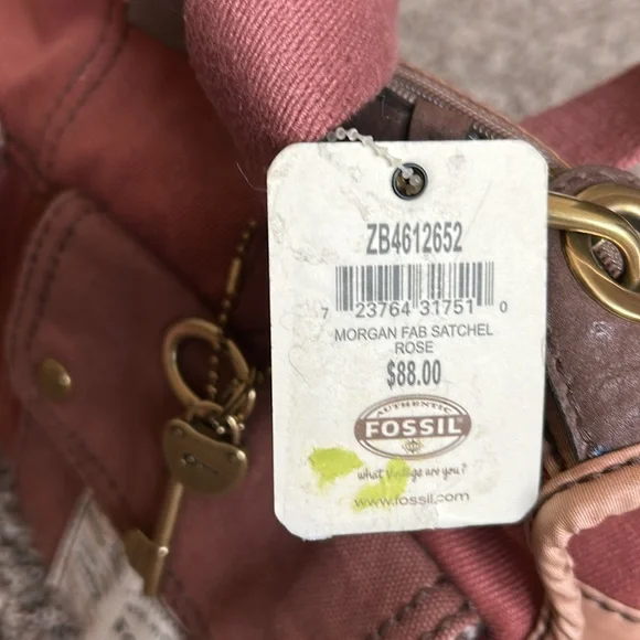 NWT Fossil Morgan Satchel - Picture 9 of 9